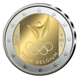 Belgique 2 euros « Rio » 2016 UNC