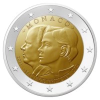 Monaco 2 Euro "Marriage" 2021 Proof