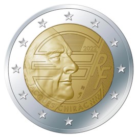France 2 euros « Chirac » 2022