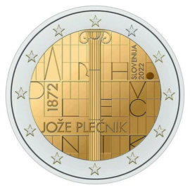 Slovénie 2 euros « Jože Plečnik" » 2022