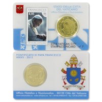Vaticaan Coincard + Postzegel Set 2015
