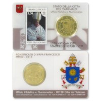 Vaticaan Coincard + Postzegel Set 2015