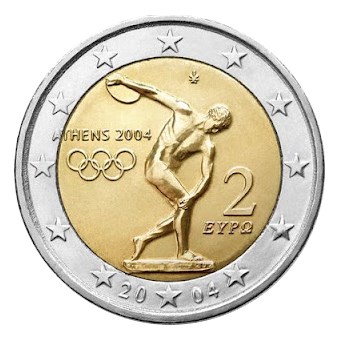 Griekenland 2 Euro "Olympia" 2004