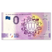 0 Euro Biljet "Verdrag van Maastricht"