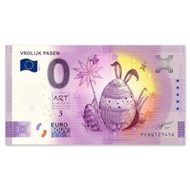 0 Euro Biljet "Pasen 2022"