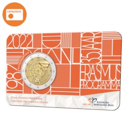 35 Years of ERASMUS Programme 2 Euro 2022 UNC Quality in Coincard