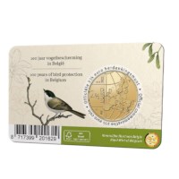2,5 euromunt België 2022 ‘100 jaar Vogelbescherming in België’ BU in coincard FR