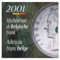 Série FDC Belgique 2001