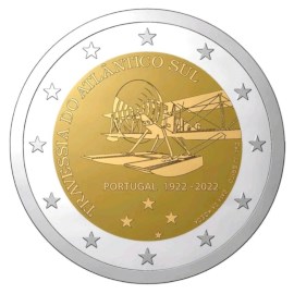 Portugal 2 euros « Traversée de l'Atlantique » 2022