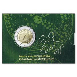 Lituanie 2 euros « Culture Baltique » 2016 Coincard
