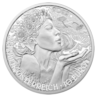 Oostenrijk 10 Euro "Paardenbloem" 2022 Zilver Proof