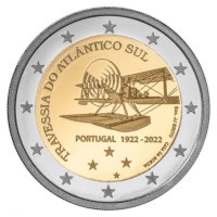 Portugal 2 euros « Traversée de l'Atlantique » 2022 BE