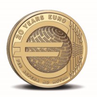 2,5 euromunt België 2022 ‘20 jaar euromunt’ BU in coincard FR