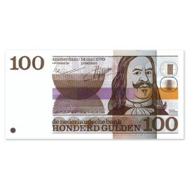 100 Gulden "De Ruyter" 1970 ZFr+