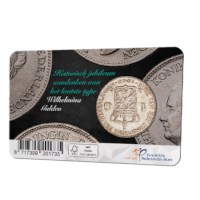 100 jaar laatste type Wilhelmina-gulden in coincard