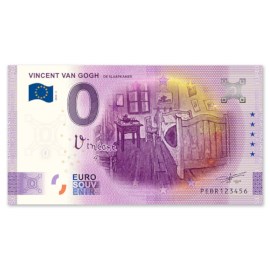0 Euro Biljet "Van Gogh - De Slaapkamer"