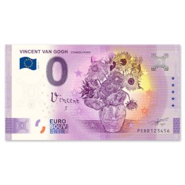 0 Euro Biljet "Van Gogh - Zonnebloemen"