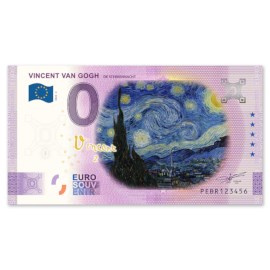 0 Euro Biljet "Van Gogh - Sterrennacht" - kleur