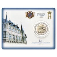 Luxemburg 2 Euro "Vlag" 2022 BU Coincard