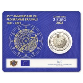 Luxembourg 2 euros « Erasmus » 2022 BU Coincard