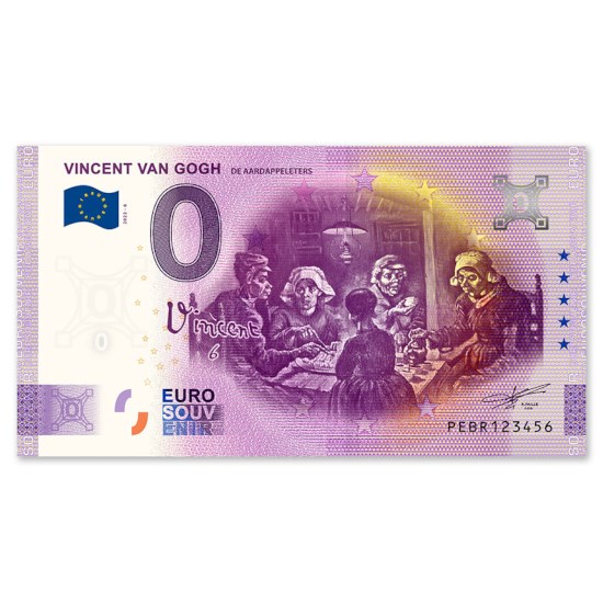 0 Euro Biljet "Van Gogh - De Aardappeleters"