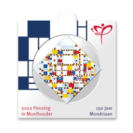 Munthouder 150 jaar Piet Mondriaan