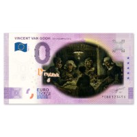 0 Euro Biljet "Van Gogh - De Aardappeleters" - kleur