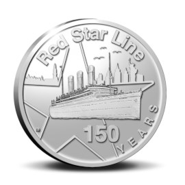 20 euromunt België 2022 ‘150 jaar Red Star Line’ Zilver Proof