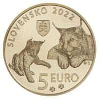 Slowakije 5 Euro "Lynx" 2022