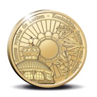 Pièce de 12,5 euros Belgique 2022 « Serres royales de Laeken » Belle-épreuve en or dans un coffret