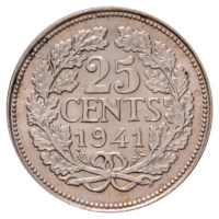 80 jaar afscheid zilveren kwartje in coincard
