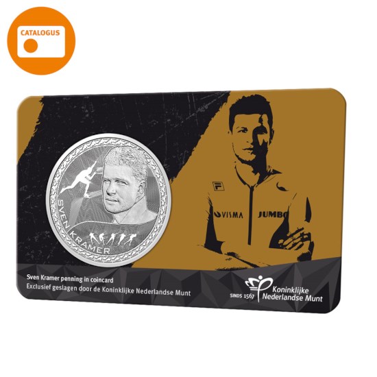 Sven Kramer medal in coincard