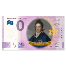 0 Euro Biljet "Koning Willem I" - kleur
