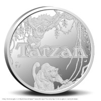 Tarzan of the Apes medal in coincard