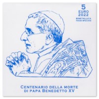 Vatican 5 euros « Benoît XV » 2022