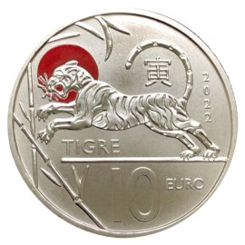Saint-Marin 10 euros « Année du Tigre » 2022