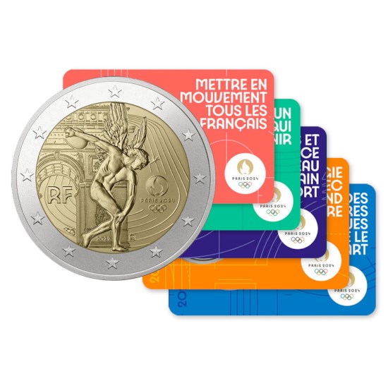 France 2 Euro "Olympics" 2022 Coincard