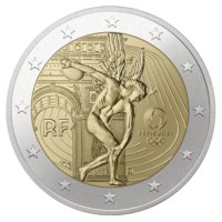 Frankrijk 5 x 2 Euro "Olympics" 2022 Coincard Set