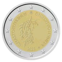 Finland 2 Euro "Climate" 2022 Proof
