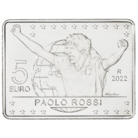 Italië 5 Euro "Paolo Rossi" 2022