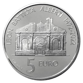 San Marino 5 Euro "Leon Battista Alberti" 2022