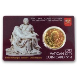 Vaticaan 50 Cent 2013 BU Coincard