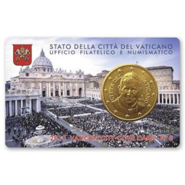 Vaticaan 50 Cent 2015 BU Coincard