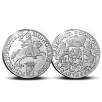 Officiële Herslag: Dukaton 2023 ‘Zilveren Rijder’ 1 ounce – Royal Delft editie