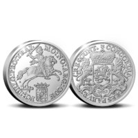 Officiële Herslag: Dukaton 2023 ‘Zilveren Rijder’ 2 ounce – Royal Delft editie