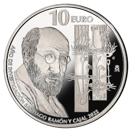 Espagne 10 euros « Ramón y Cajal » 2022