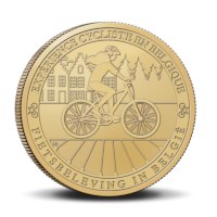 Pièce de 2,5 euros Belgique 2023 « Expérience cycliste en Belgique » BU dans une coincard NL