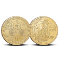 2,5 euromunt België 2023 ‘Fietsbeleving in België’ BU in coincard FR