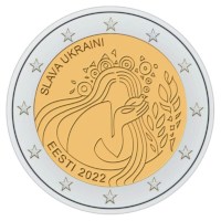 Estonie 2 euros « Ukraine » 2022