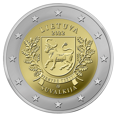 Lithuania 2 Euro "Suvalkija" 2022